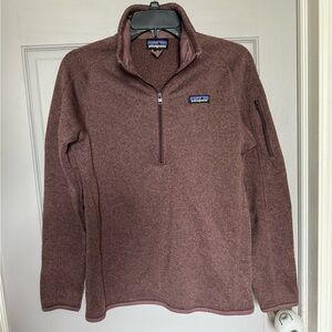 Patagonia Women's Better Sweater 1/4-Zip Fleece, size Medium